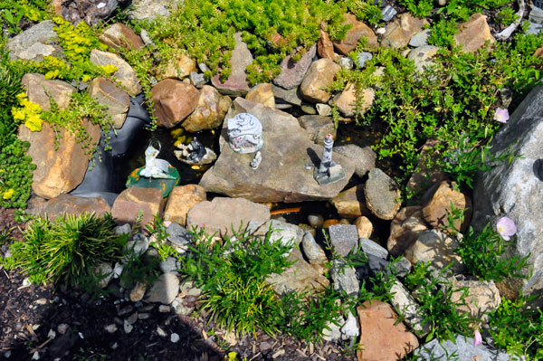 stones near The Secret Garden